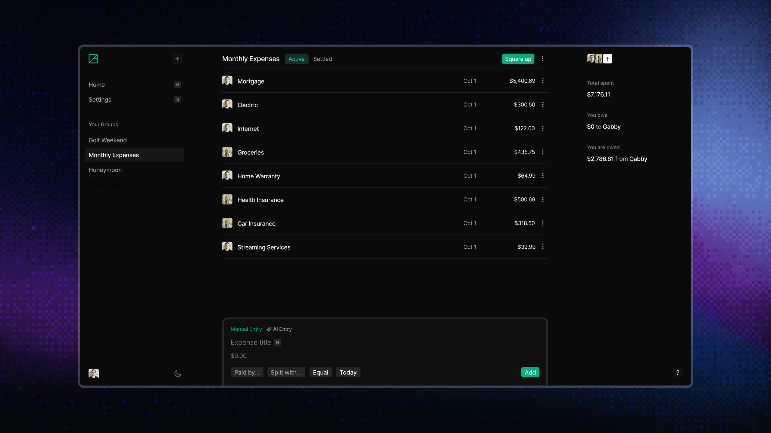 AllSquare Application