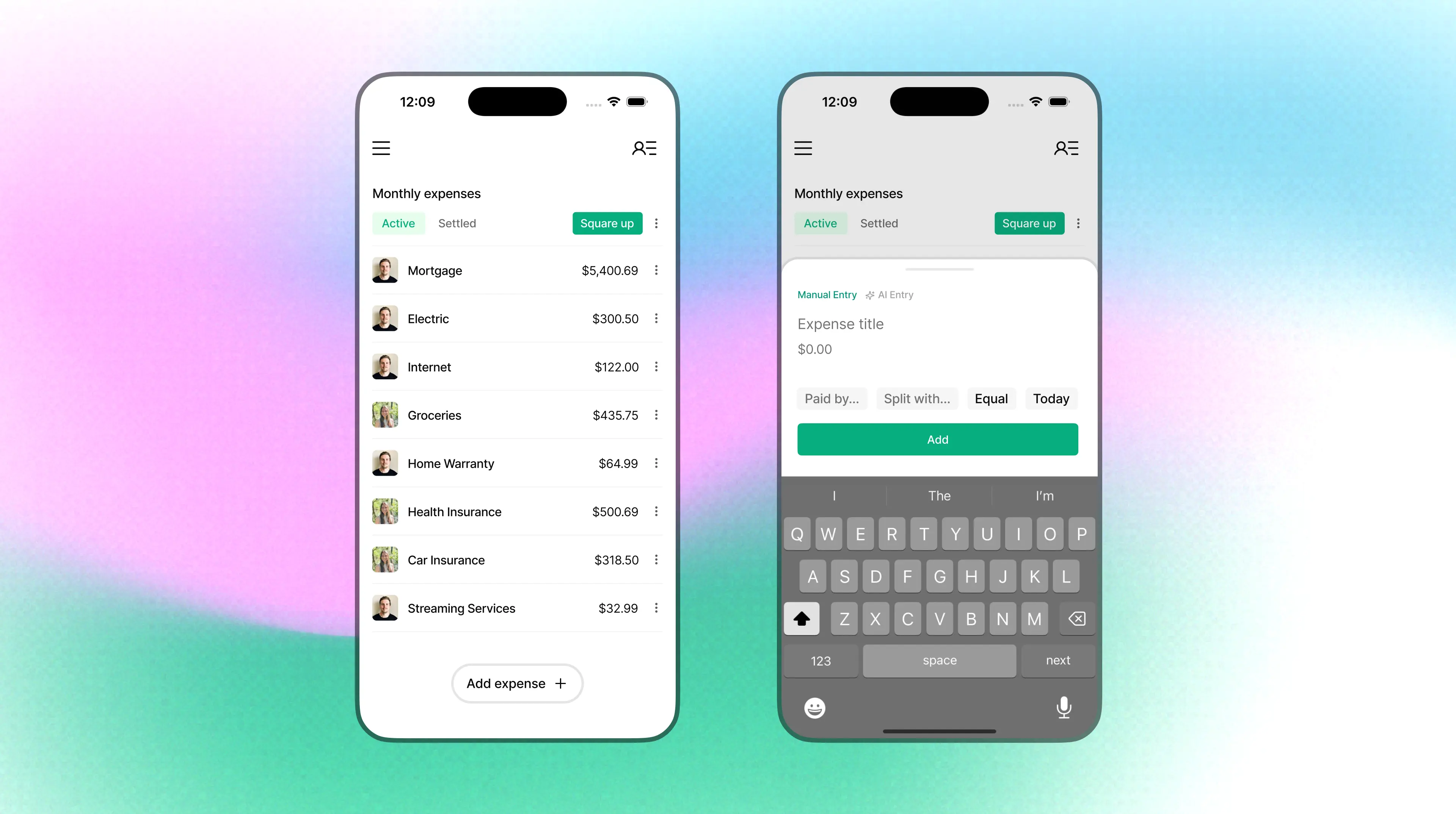 AllSquare create group mobile