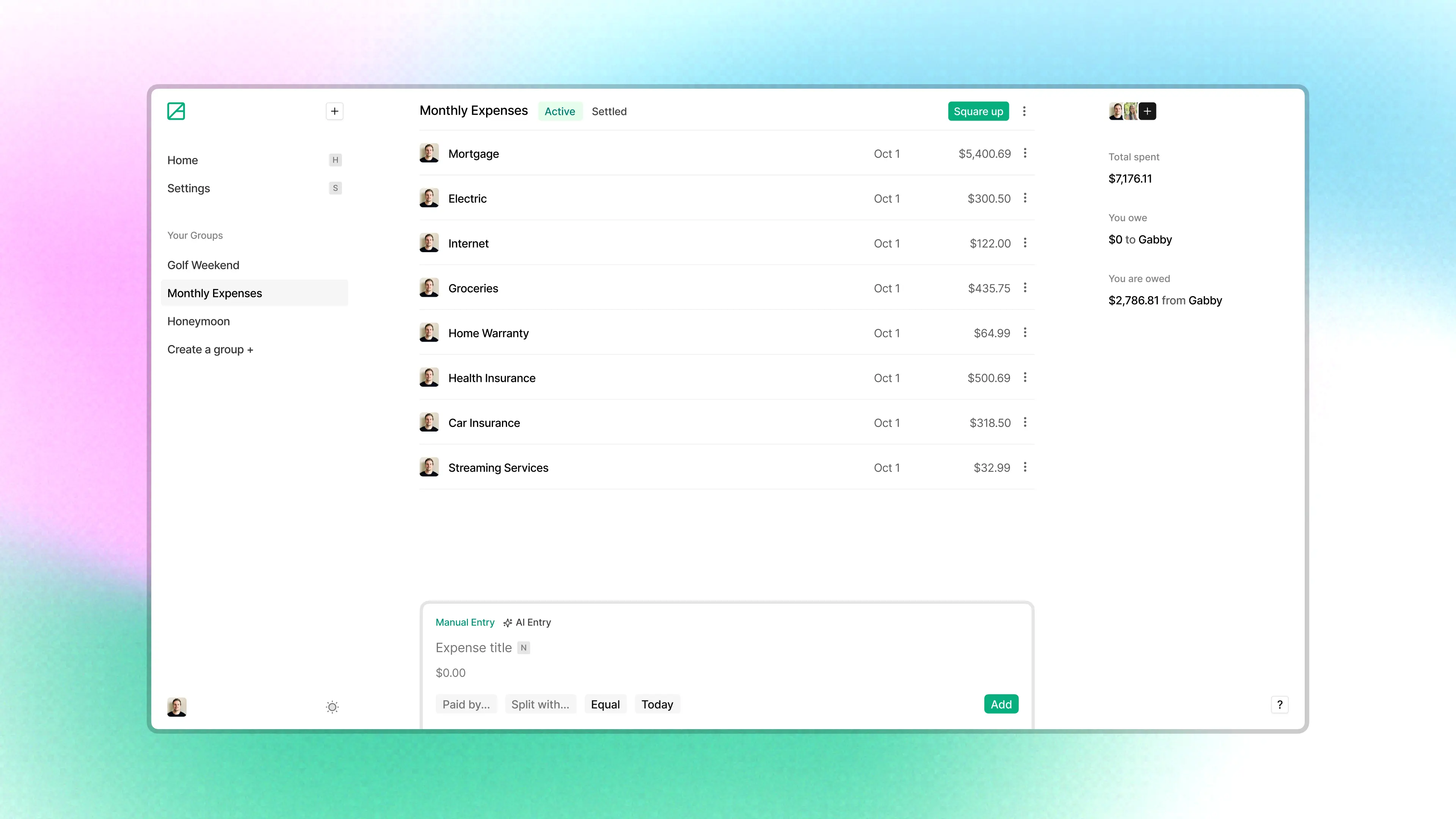 AllSquare Application