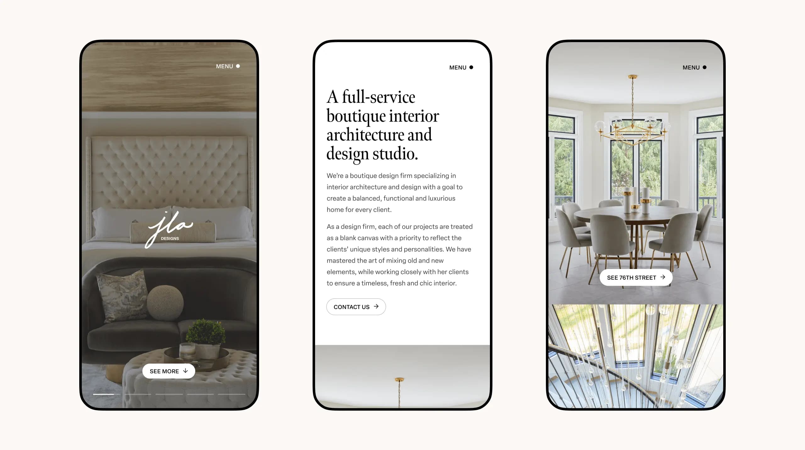 JLA Designs home mobile