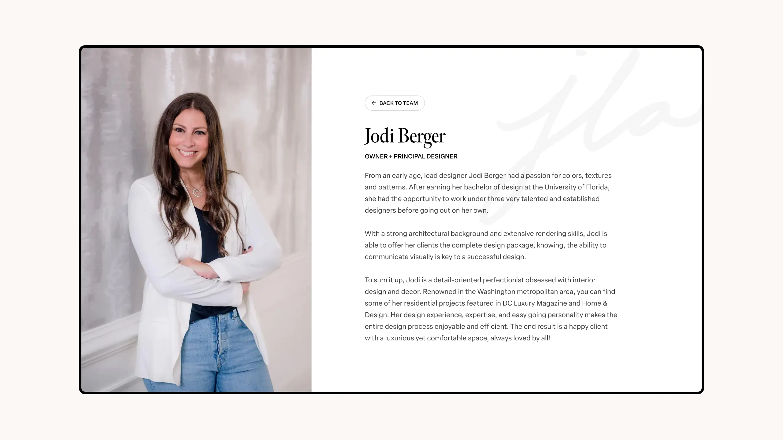 JLA Designs Jodi
