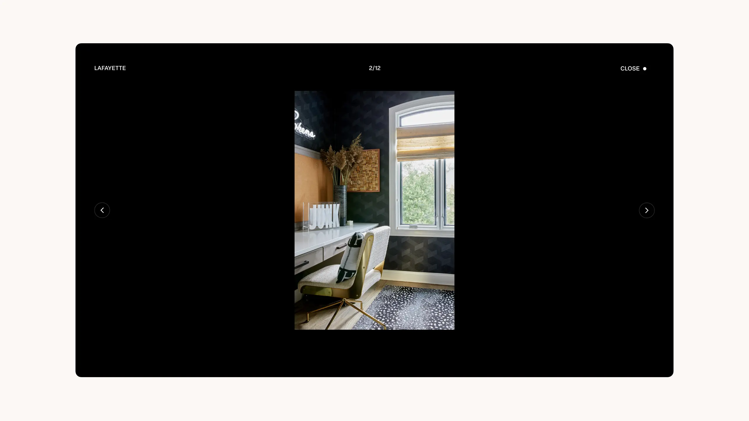 JLA Designs modal