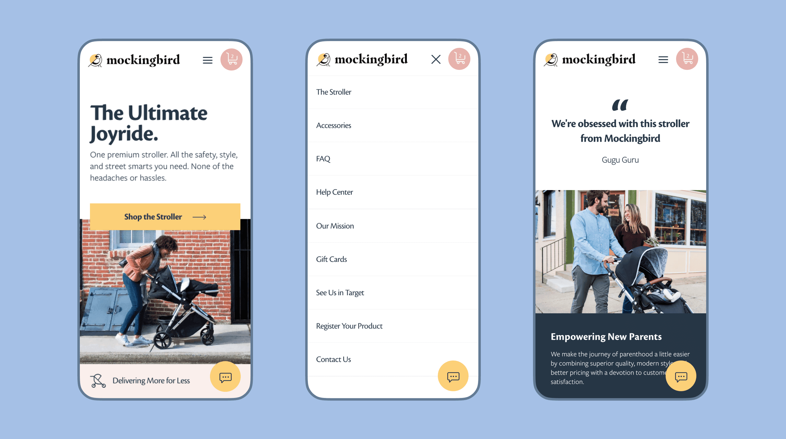 Mockingbird home mobile