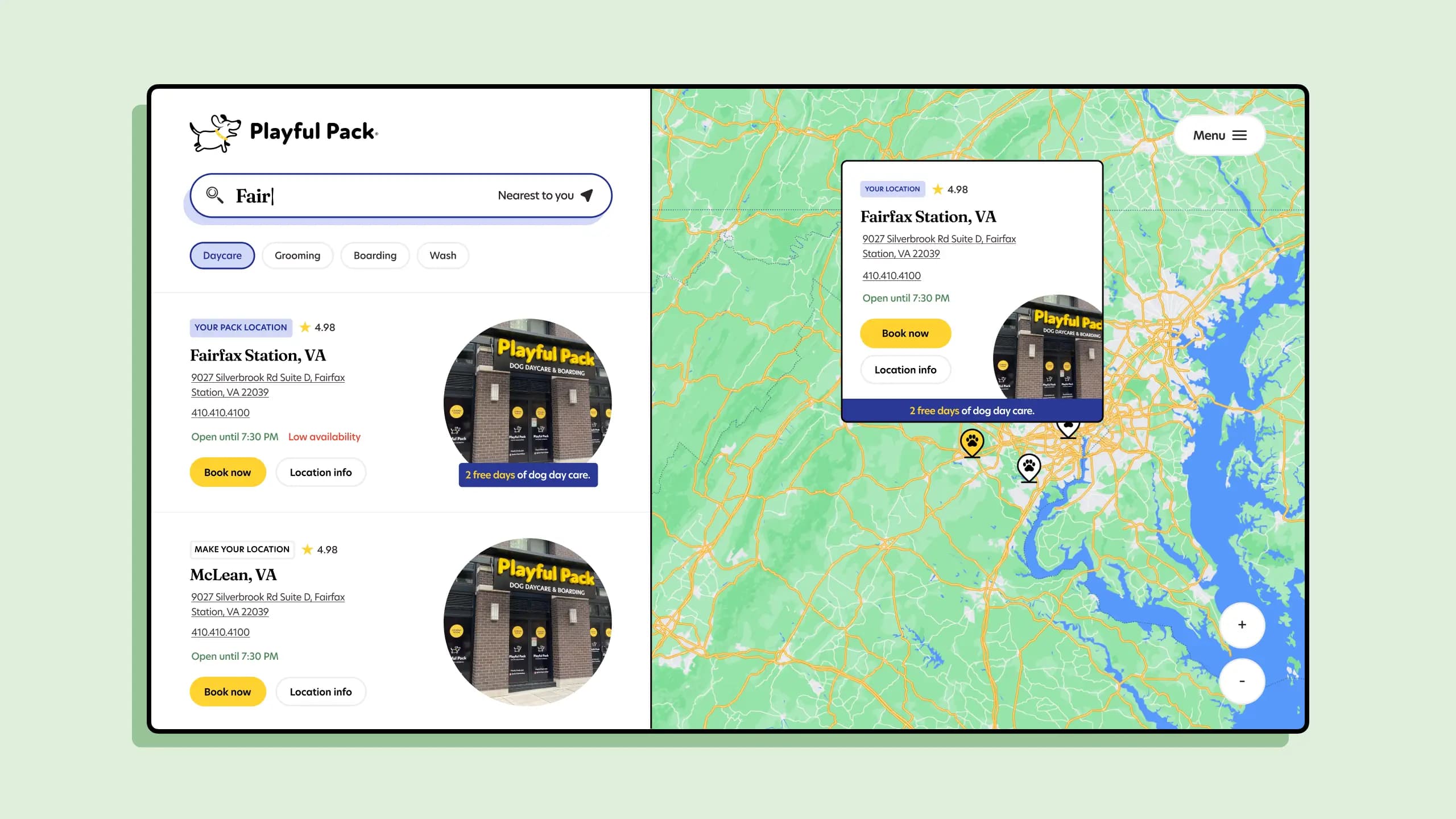 Playful Pack Website